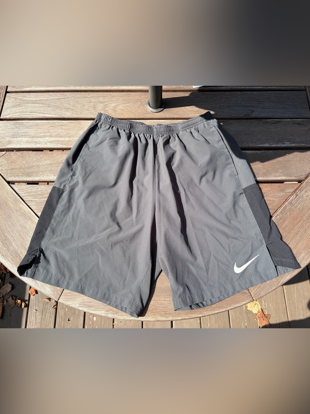 Men's Nike Flex Challenger 9" Shorts Gray Size L